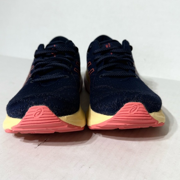 ASICS Womens Gel-Kayano 29 Size 8 Midnight/Papaya Sneakers Shoes Navy Blue - Picture 2 of 8